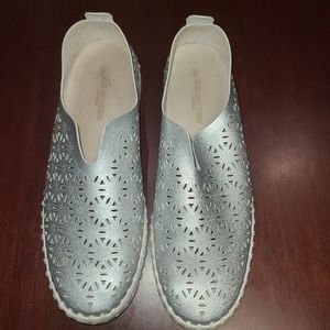 Ilse Jacobsen Tulip Silver Shoes size 38